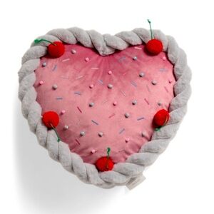 Cupcakes and Cashmere Heart Cake Pillow